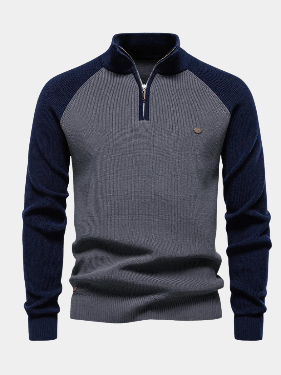 GABRIEL | Pull homme à col zippé