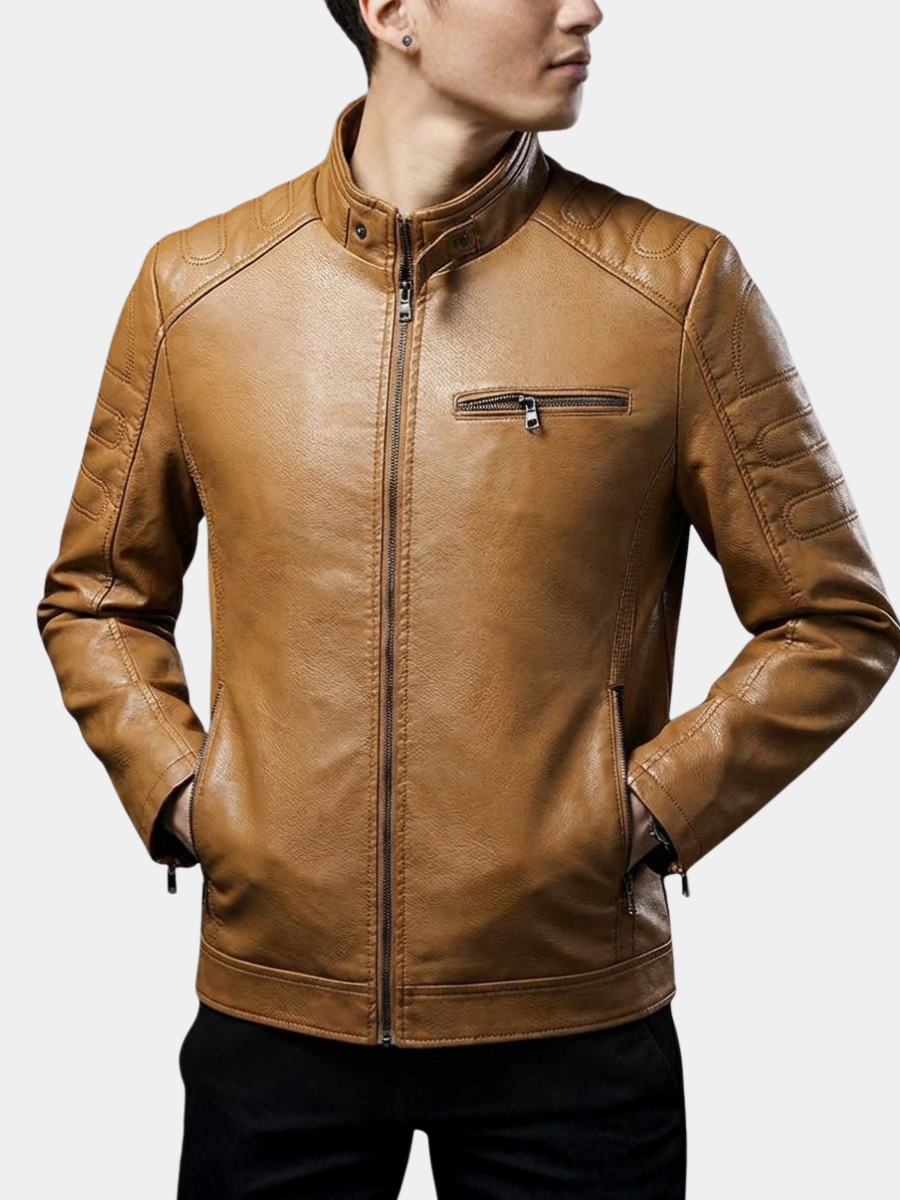 GABRIEL™ | Veste zippée pour homme style motard