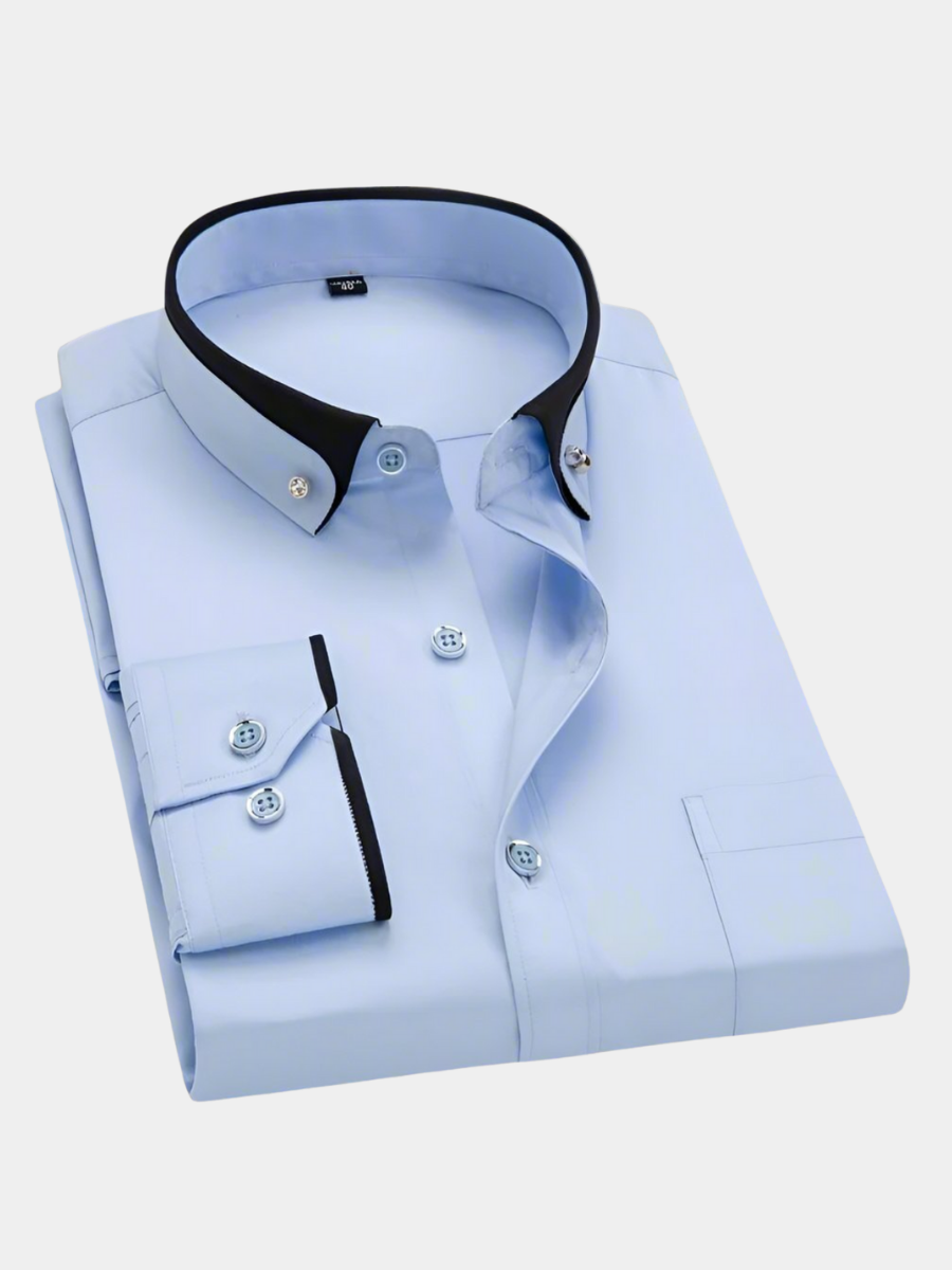 GABRIEL™ | Chemise Col Contrasté
