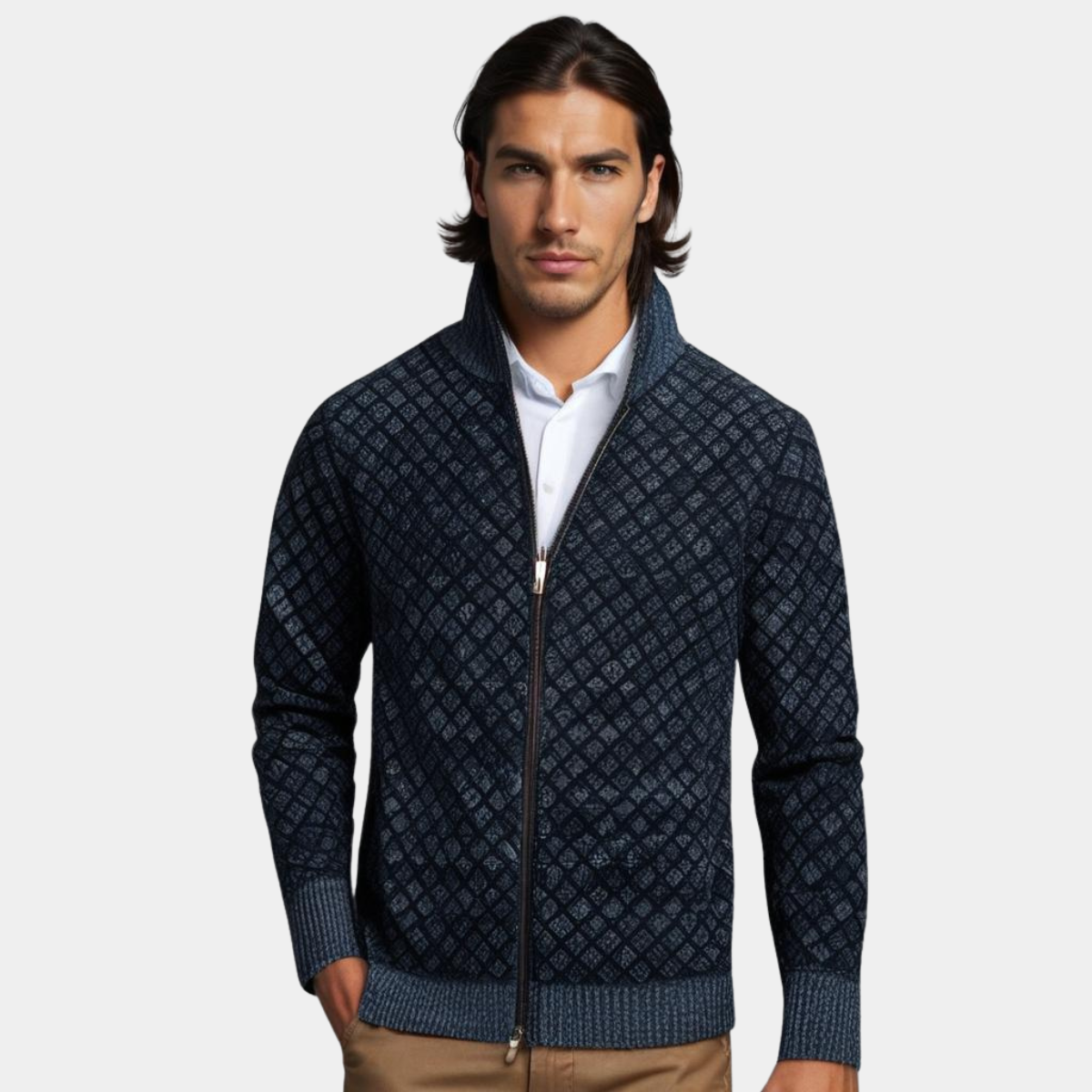 GABRIEL | Gilet homme premium en matière douce