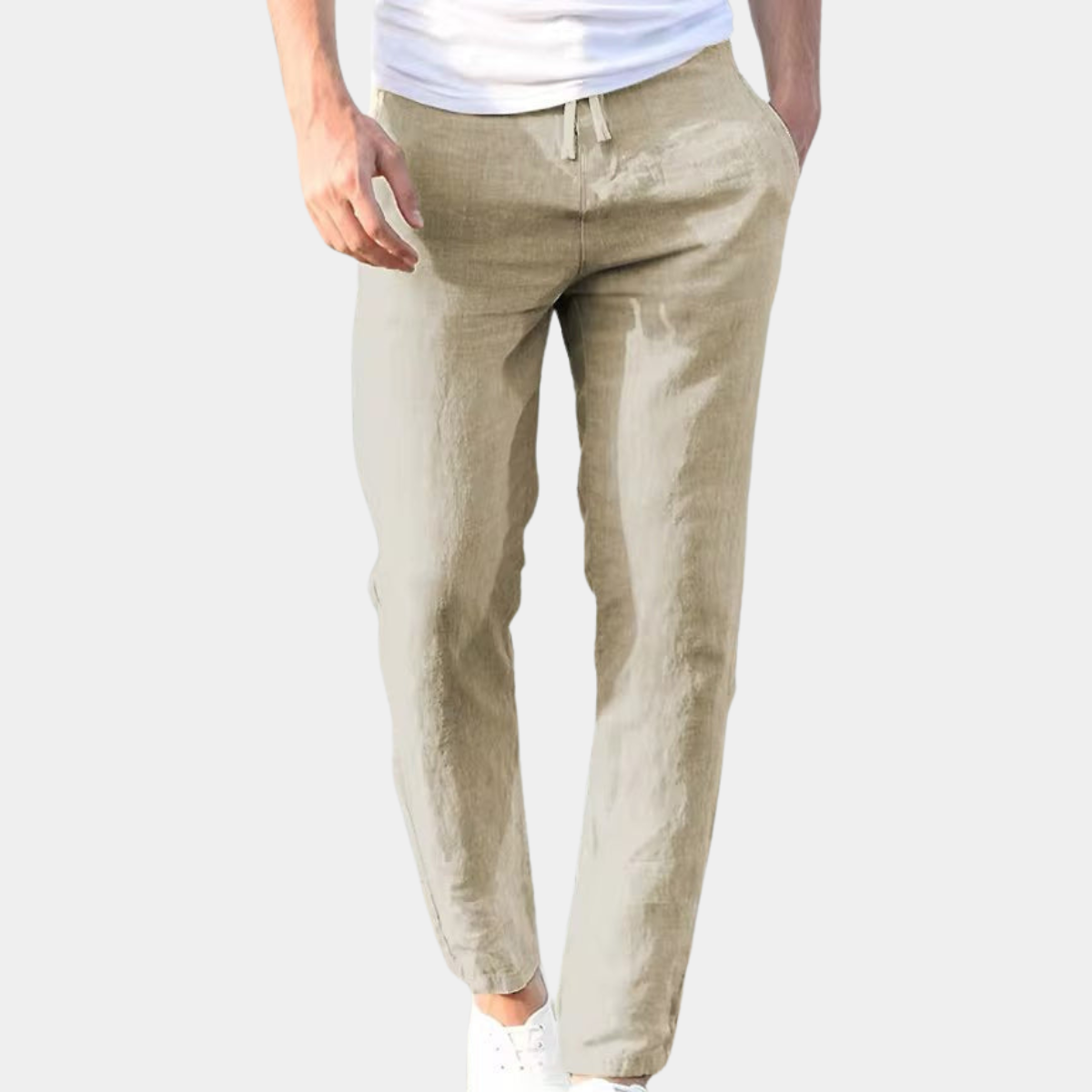 GABRIEL™ | Pantalon Lin-Coton