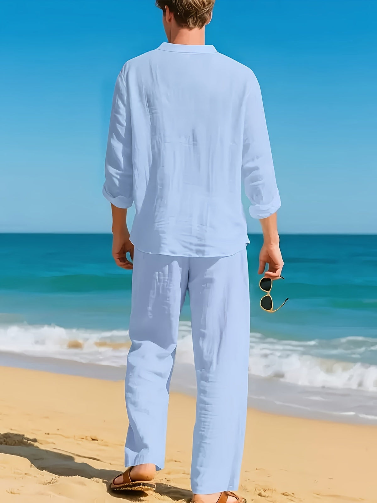 GABRIEL™ | Ensemble homme coordonné en lin tissé