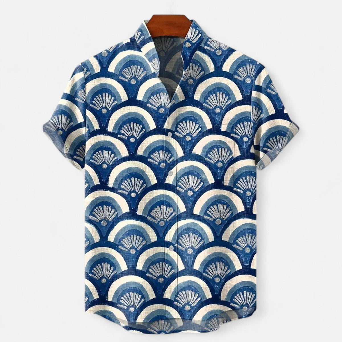 GABRIEL™ | Chemise en lin à col camp