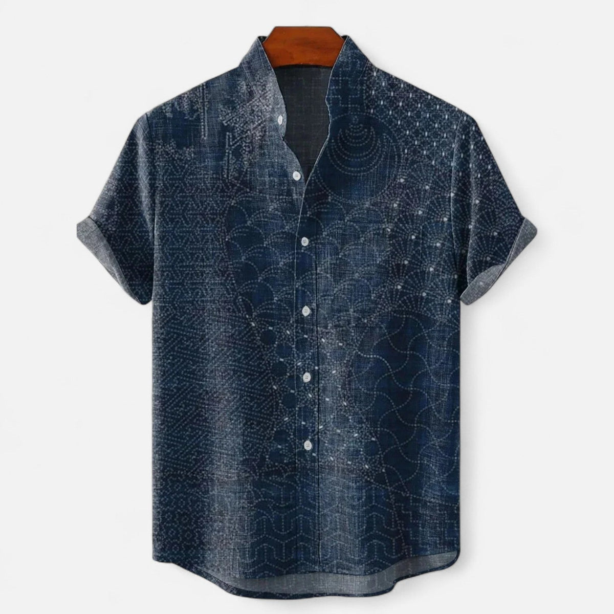 GABRIEL™ | Chemise en lin à col camp