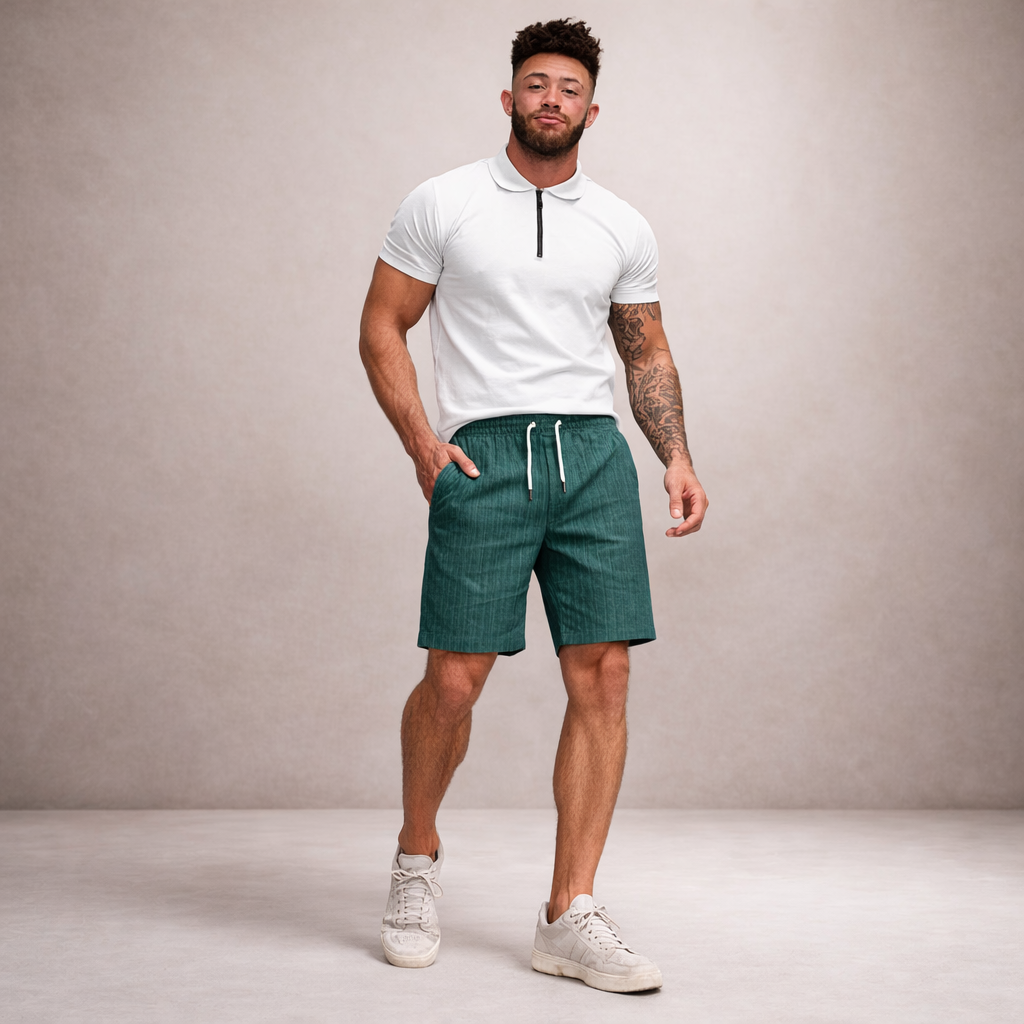 GABRIEL™ | Shorts décontractés en lin