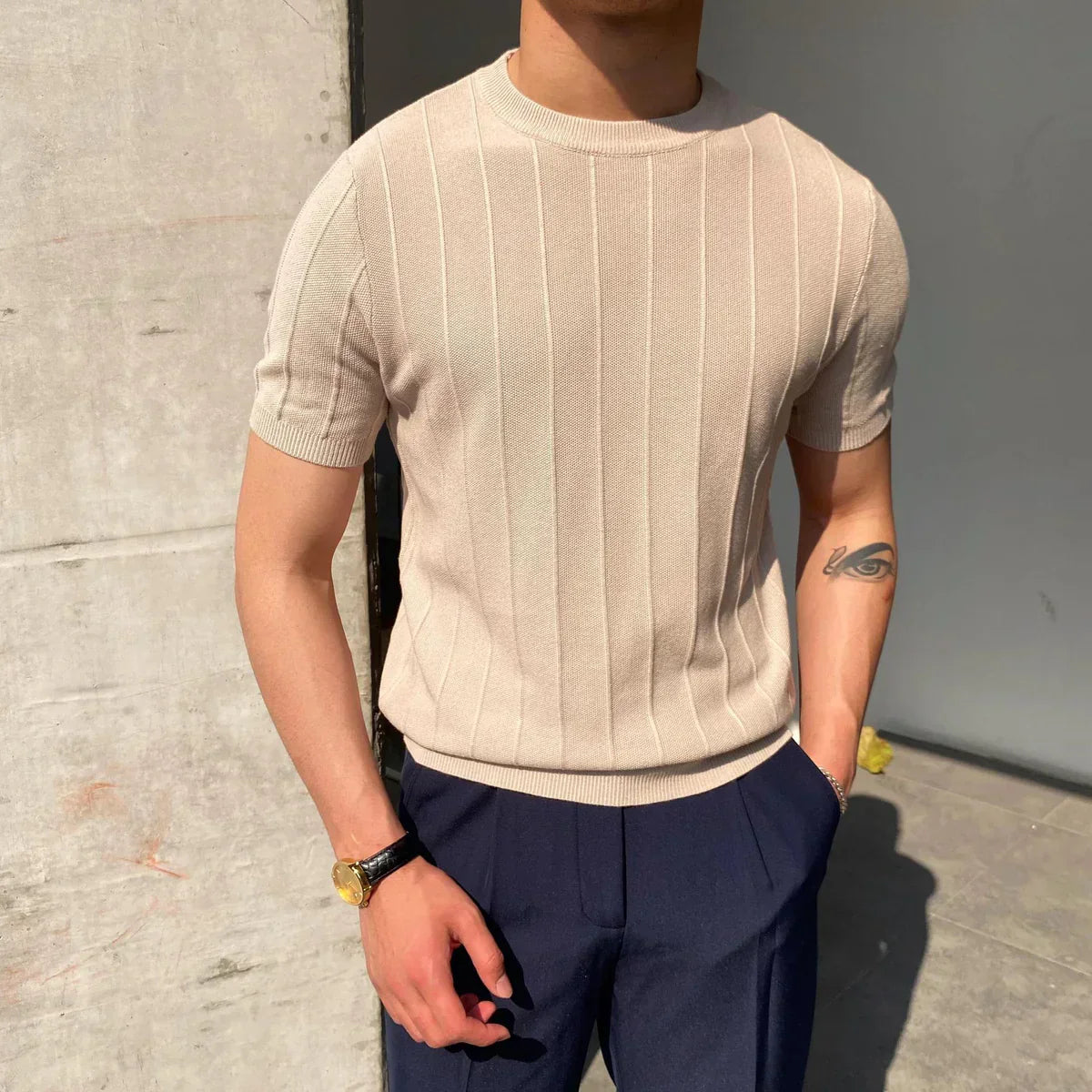 GABRIEL™ | T-shirt en maille pour homme Piave