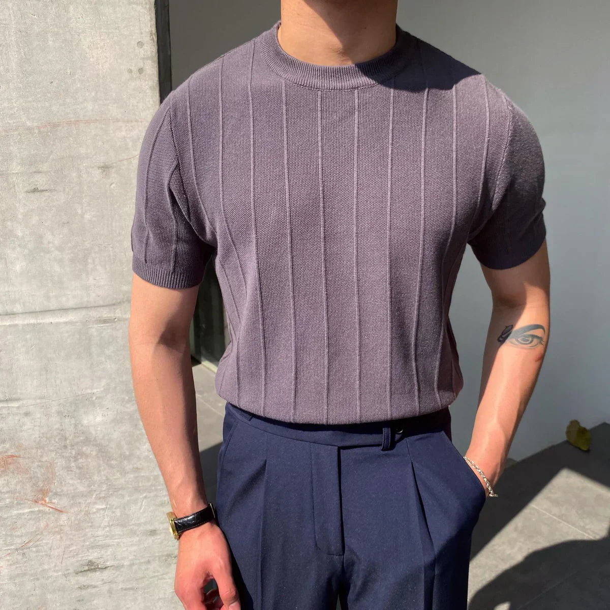 GABRIEL™ | T-shirt en maille pour homme Piave