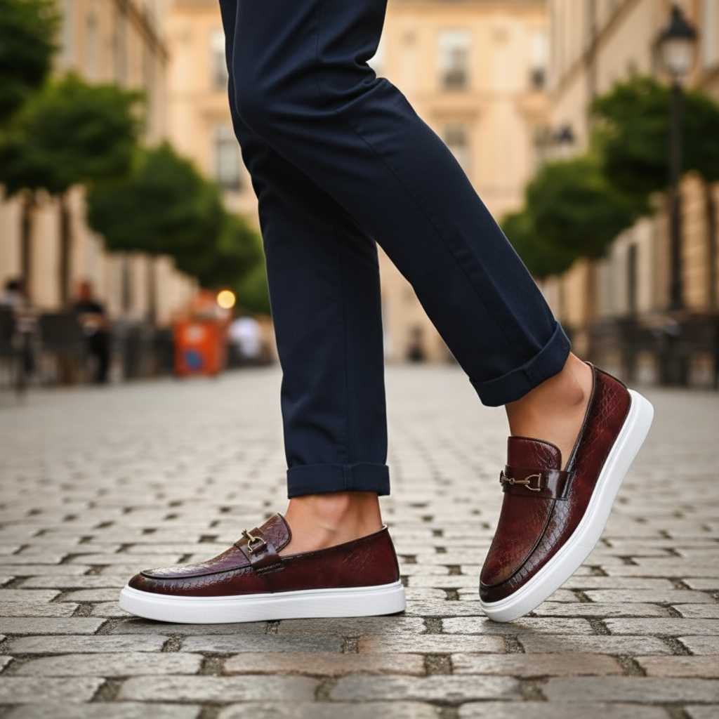 GABRIEL™ | Mocassins Texturés