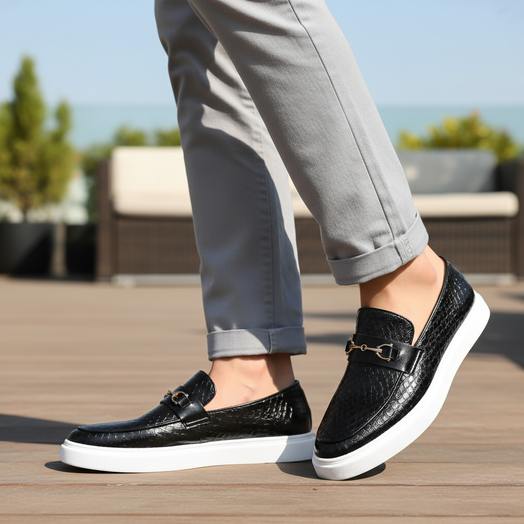 GABRIEL™ | Mocassins Texturés