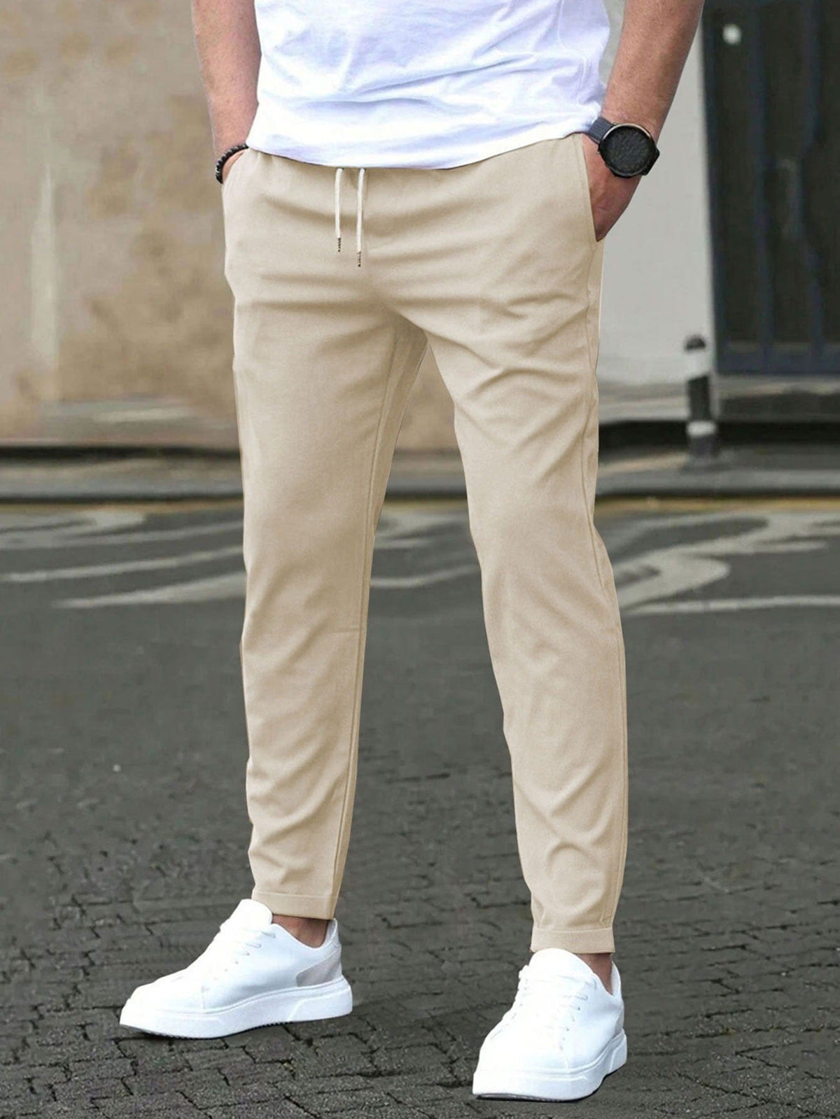 GABRIEL™ | Pantalon pour homme coupe slim à taille élastique