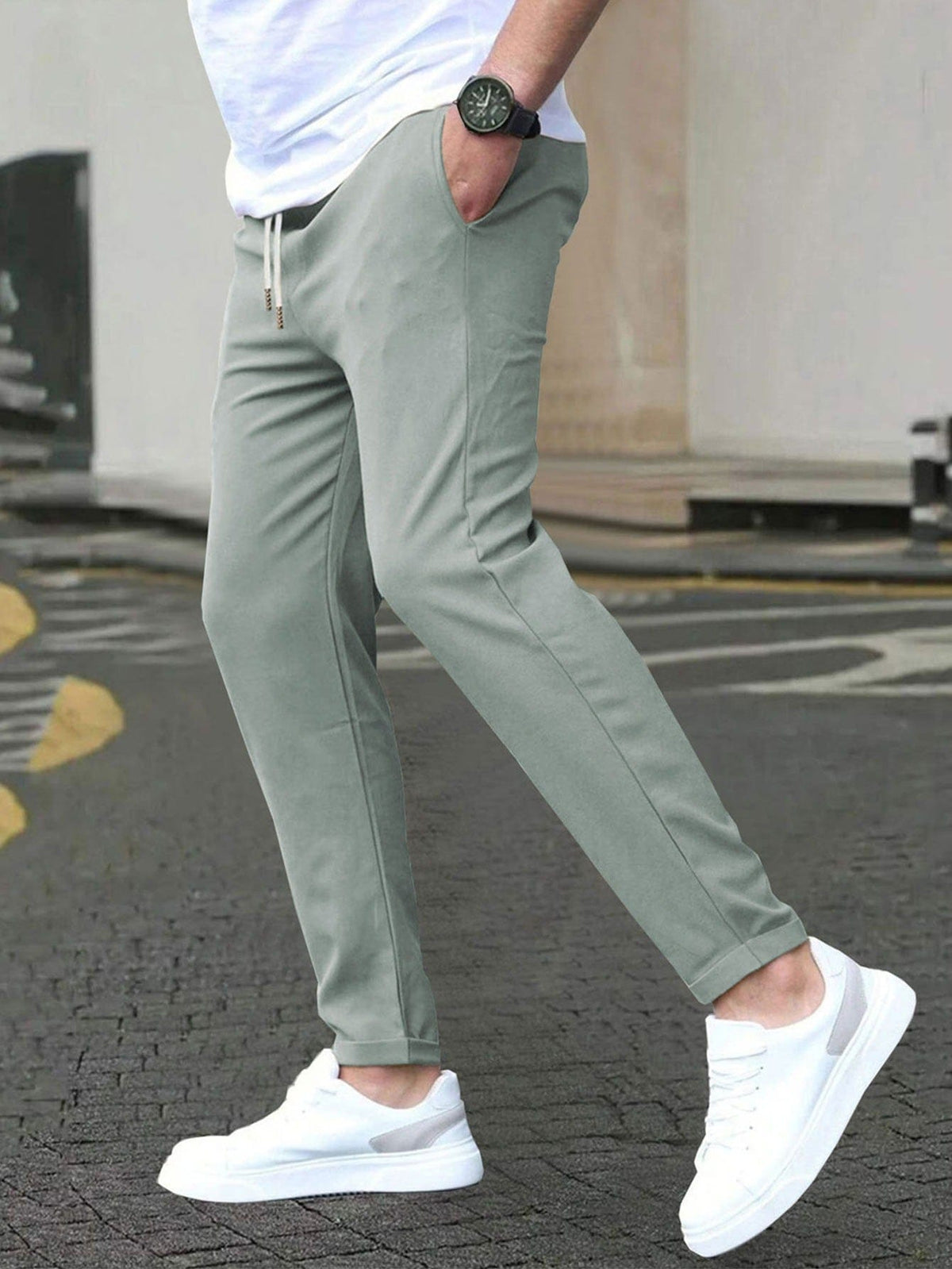 GABRIEL™ | Pantalon pour homme coupe slim à taille élastique