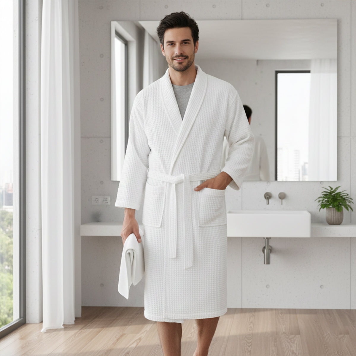GABRIEL™ | Peignoir gaufré