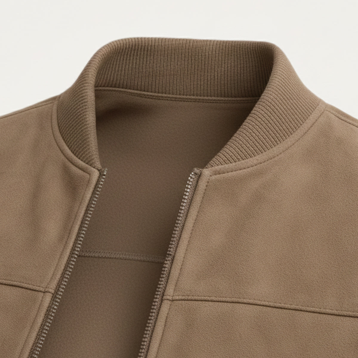 GABRIEL™ | Bomber Suède Minimaliste