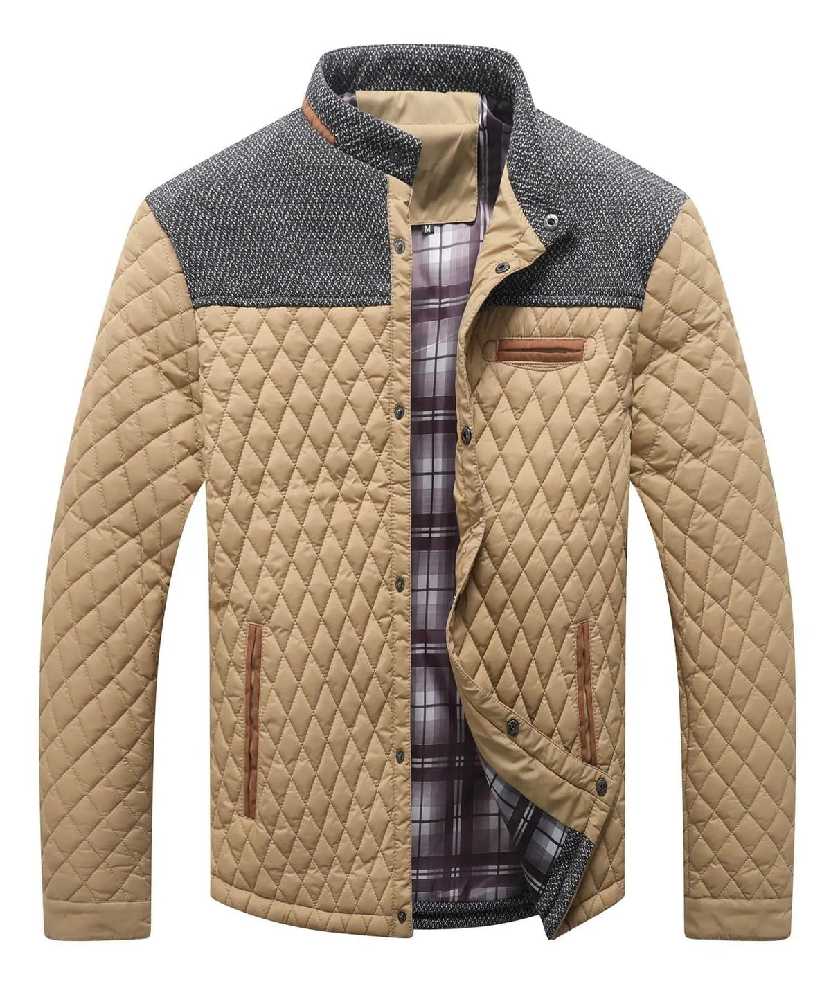 GABRIEL™ | Veste matelassée rembourrée à losanges pour homme