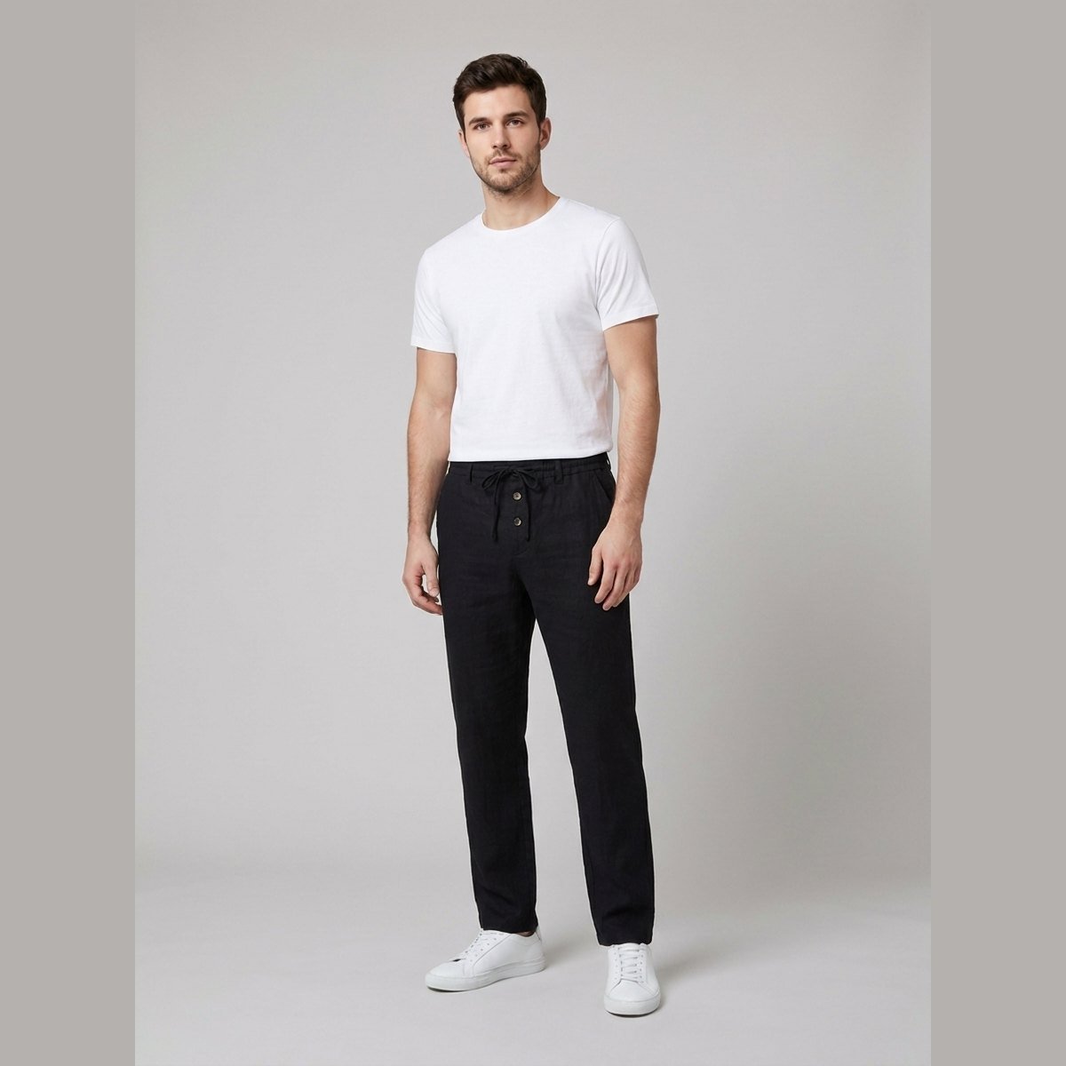 GABRIEL™ | Pantalon droit en lin pour homme
