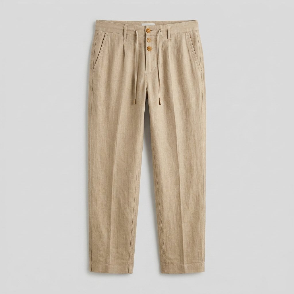 GABRIEL™ | Pantalon droit en lin pour homme