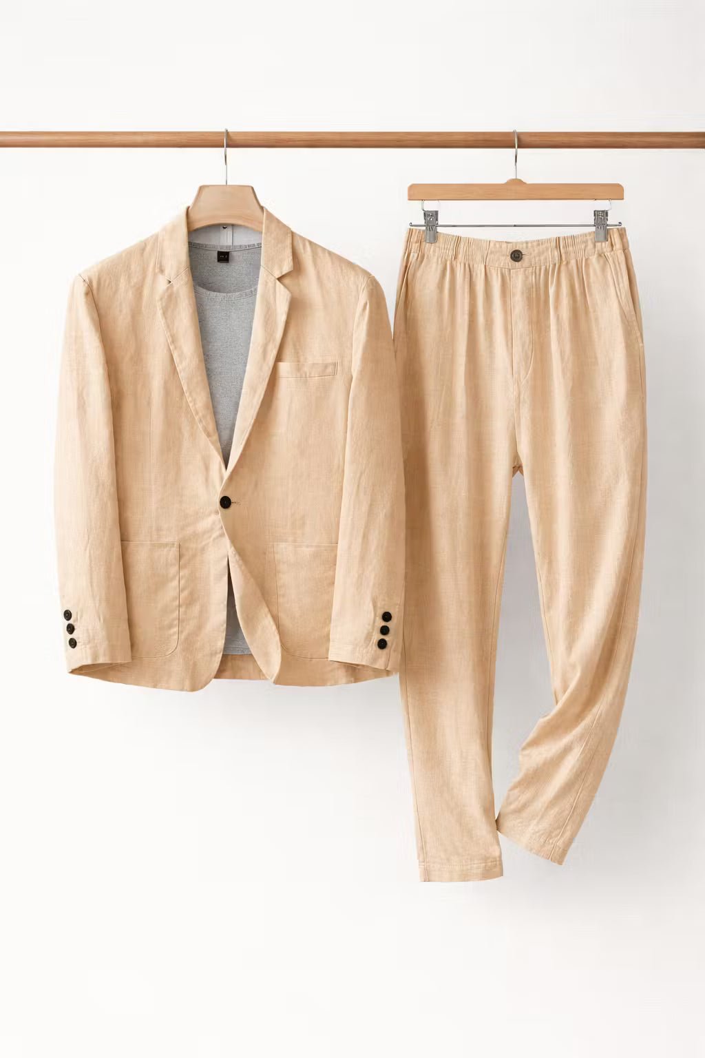 GABRIEL™ | Costume homme en acétate et lin