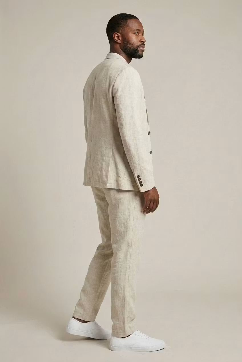 GABRIEL™ | Costume homme en acétate et lin