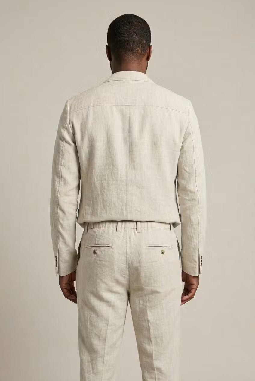 GABRIEL™ | Costume homme en acétate et lin