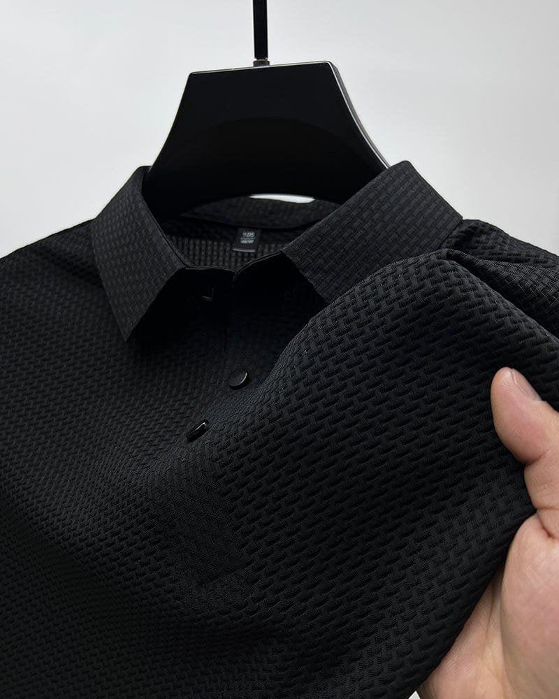 GABRIEL™ | Polo homme en maille à patte de boutonnage