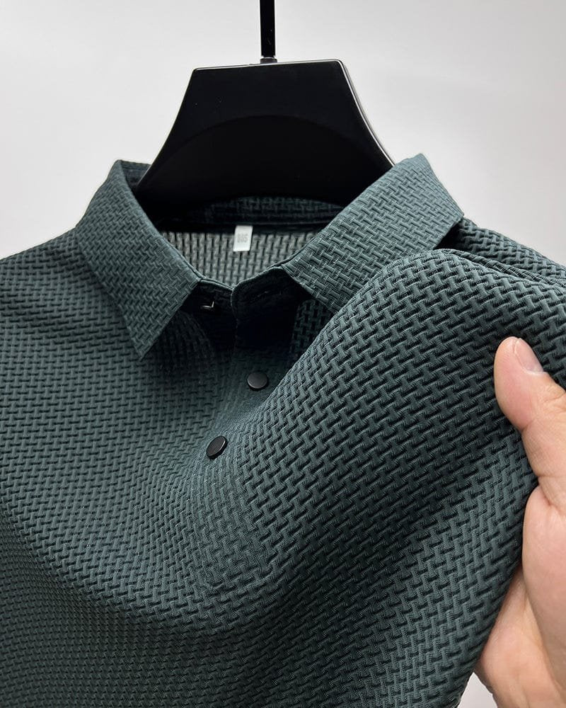 GABRIEL™ | Polo homme en maille à patte de boutonnage