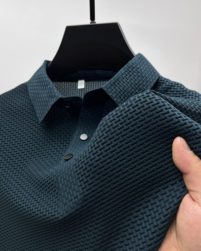 GABRIEL™ | Polo homme en maille à patte de boutonnage