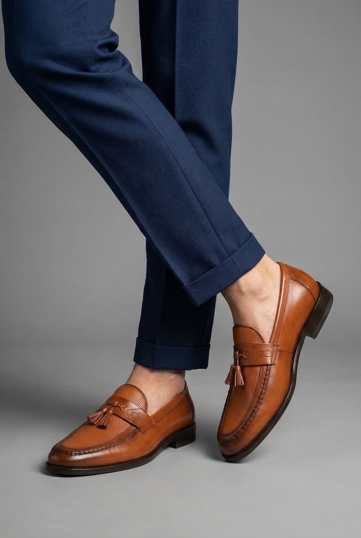 GABRIEL™ | Mocassins tressés à glands pour homme