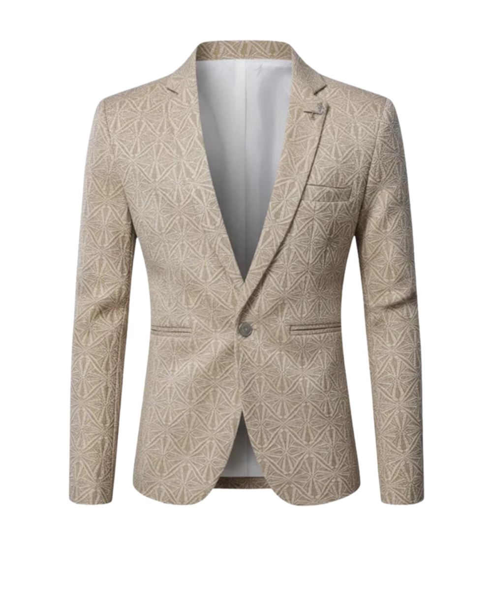 GABRIEL™ | Blazer jacquard pour homme à un bouton