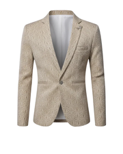 GABRIEL™ | Blazer jacquard pour homme à un bouton