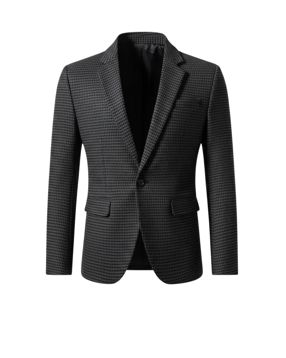 GABRIEL™ | Blazer homme à motif pied-de-poule à un bouton