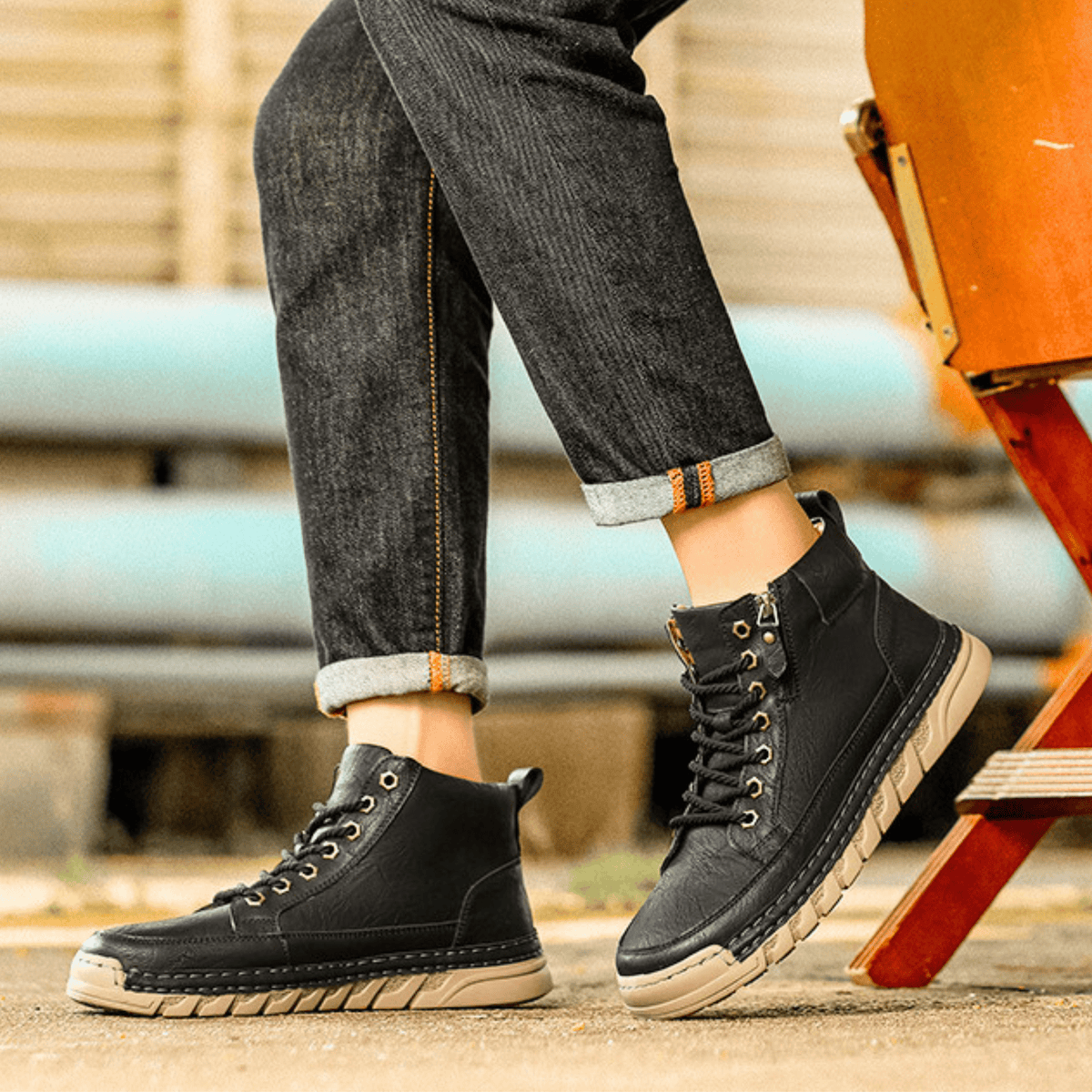 GABRIEL™ | Bottes Cuir Fuselées